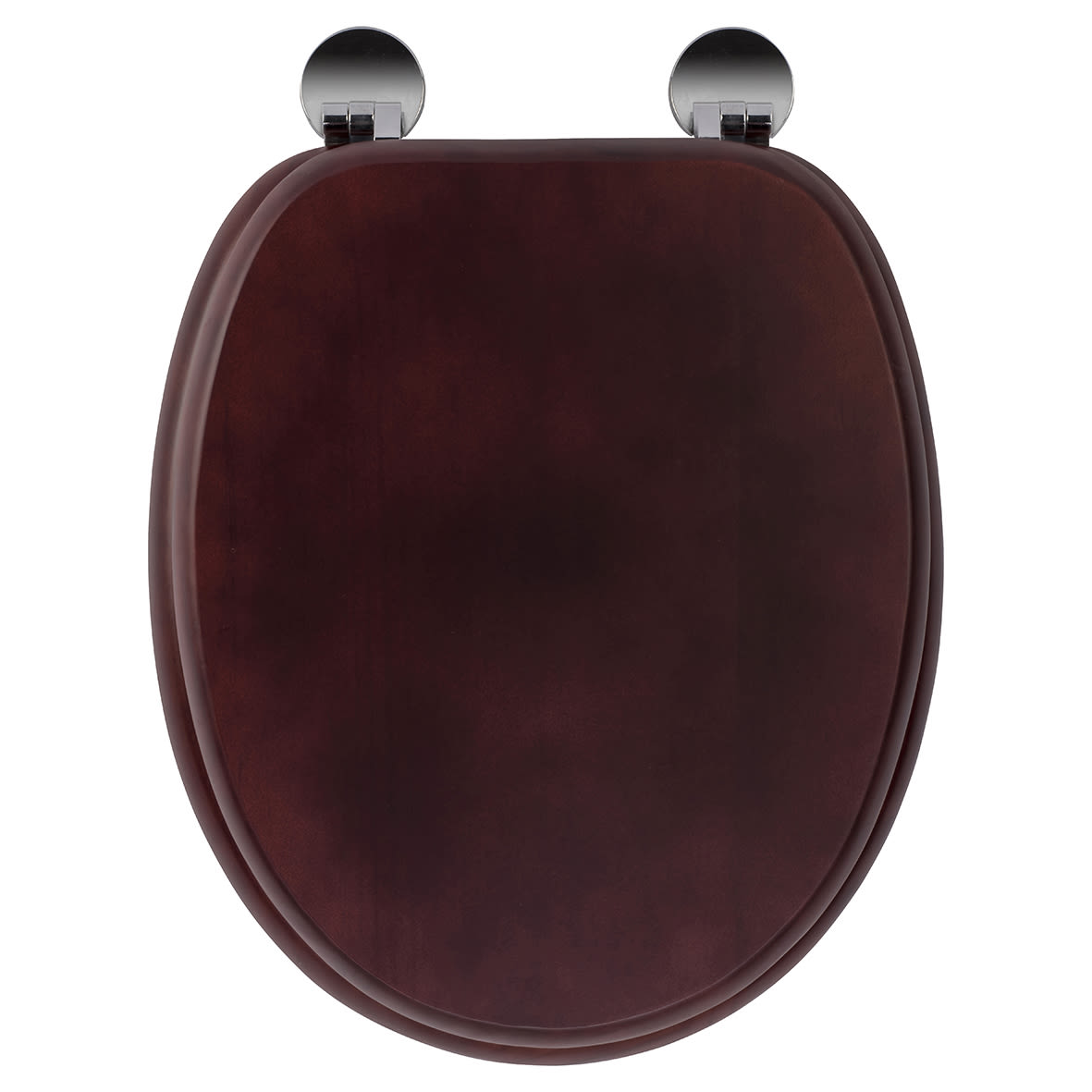 Davos Flexi-Fix Standard Close Wooden Toilet Seat - Mahogany