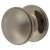 Black Nickel Round Centre Door Knob - 80mm Rose Diameter