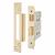 Architectural Bolt Through Bathroom Lock - 78mm Case - 57mm Backset - PVD Brass
