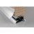 Trimline 25 3-Part Threshold - 914mm Length - Inward/Outward Opening Doors - Mill Silver