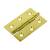 Double Phosphor Bronze Washered Butt Door Hinge - 100 x 67 x 2.5mm - Polished Brass - Pair