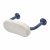 Steel Back Rest Rail And Pad - 485 x 35 x 300mm - Dark Blue