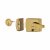 Double Locking Nightlatch - 60mm Backset - Polished Brass Case/Cylinder
