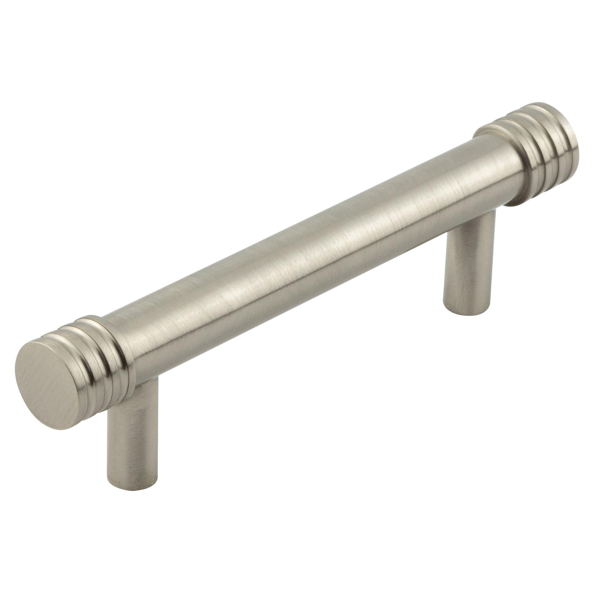 Hoxton Sturt 15mm T-Bar Cabinet Pull Handle - 96mm Centres - Satin Nickel