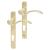 Polished Brass uPVC Scroll Multipoint Door Handles - 92mm c/c - RH
