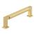 Westminster 17.5mm D-Bar Cabinet Pull Handle - 128mm c/c - Satin Brass