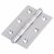Performance Washered Butt Door Hinge - 75 x 50 x 2.5mm - Polished Chrome - Pair