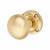 Polished Brass Victorian Mortice Door Knob - 57mm Rose Diameter