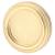 Covered Escutcheon - 42mm Diameter - Keyhole - Polished Brass
