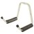 Heavy Duty Tubular Garage & Shed Padded Double Storage Hook - 255mm Depth - Cream & Black