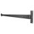 Light Duty Gate/Door Tee Hinge - 410 x 28mm - Antique Black Iron - Pair