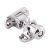 Heavy Duty London Style Brighton Sash Window Fastener - 49 x 22mm - Polished Chrome