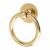 Victorian Ring Door Knocker - Polished Brass - 134 x 102mm