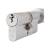 5 Pin 70mm Euro Thumbturn Cylinder - 35mm Turn + 35mm - Satin Chrome - Keyed to Differ