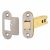 Heavy Duty Bolt Through Tubular Latch - 103mm Case - 82mm Backset - Radius - Satin Stainless Steel