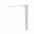 Aluminium Shelf Bracket - 200 x 250mm - White