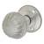 Satin Chrome Fluted Mortice Door Knob - 65mm Rose Diameter