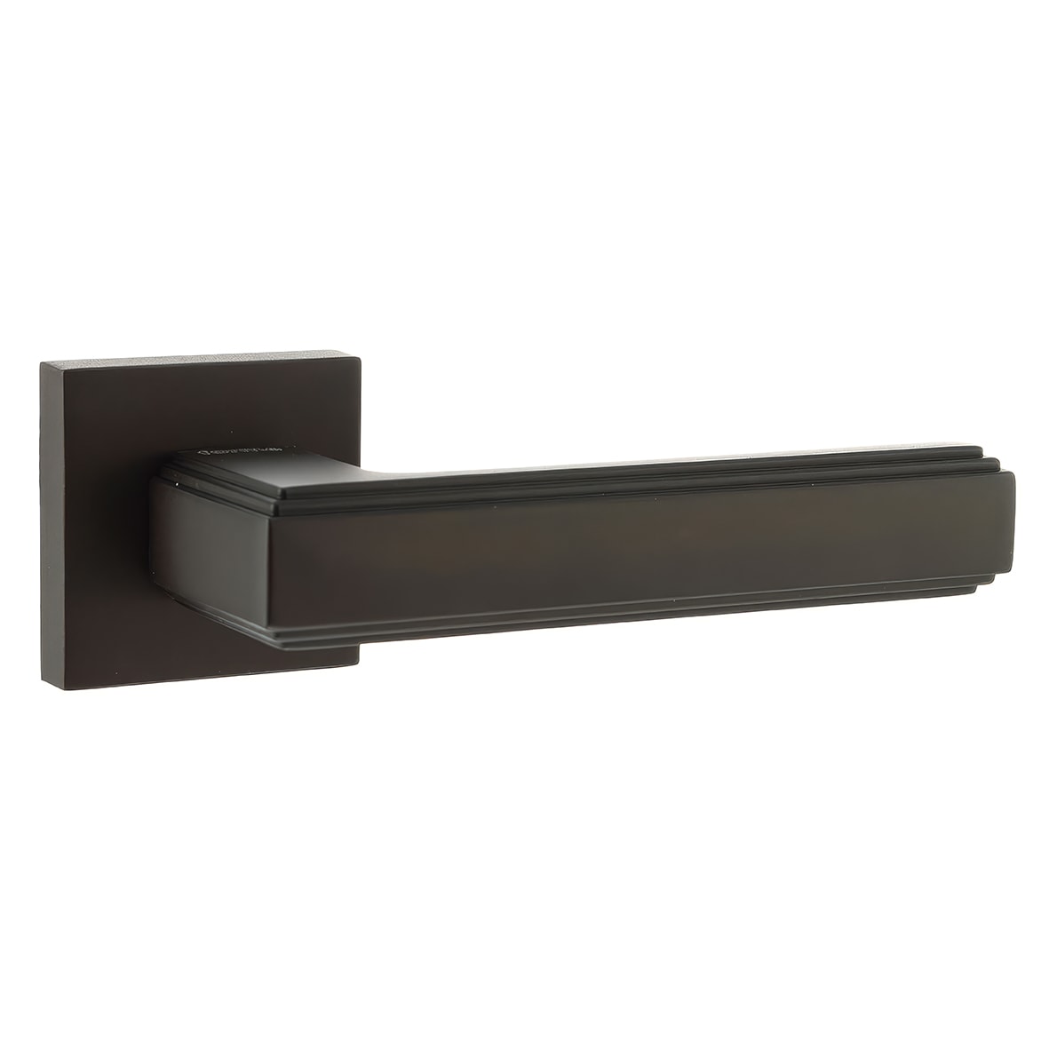 Forme Alila Door Handle on Square Rose - Urban Dark Bronze