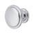 Disc Round Cabinet Knob - 30mm Diameter - Polished Chrome
