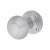 Satin Chrome Beehive Mortice Door Knob - 60mm Rose Diameter
