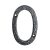 76mm Screw Fix Door Numeral - 0 - Antique Black Iron