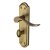 Marcus Antique Brass Scroll Bathroom Door Handles - Sandown Range - 180 x 48mm