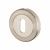 Duo Escutcheon - 53mm Diameter - Keyhole - Satin/Polished Stainless Steel