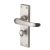 Marcus Satin Nickel Bathroom Door Handles - Windsor Range - 154 x 40mm