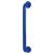 Cobalt Blue Nylon D-Bar Door Pull Handle on Rose - Screw Fix - 600mm c/c