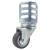 Corner Mount Castor - Swivel - 40kg Max Weight - 50mm Diameter - Grey