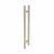 Satin Stainless Steel 30mm T-Bar Door Pull Handles - Back to Back - 600mm Centres