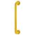 Golden Yellow Nylon D-Bar Door Pull Handle on Rose - Screw Fix - 600mm c/c