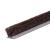 Sash Window Slide Pile with Fin - 100m Length - 5mm Pile - Brown