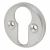 Escutcheon - 40mm Diameter - Euro - Satin Chrome