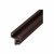 Sash Window Centre Leg Pile Carrier - 2200mm Length - No Pile - Brown