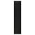 AR624B Nylon Self-Adhesive Plain Finger Plate - 350 x 75mm - Ebony Black