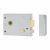 Rim Lock with Snib - 105 x 80mm - Polished Chrome