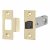 2648 Tubular Mortice Latch - 91mm Case - 71mm Backset - Square - Polished Brass