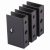 Pro Toilet Cubicle Panel Bracket - 12-13mm Panels - Black Textured - Pack of 3