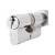 10 Pin 64mm Euro Thumbturn Cylinder - 32mm Turn + 32mm - Polished Chrome - Keyed Alike