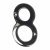 76mm Screw Fix Door Numeral - 8 - Black Nickel