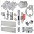 Front Door Furniture Kit - Satin Chrome