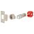 Smartlatch Passage Bolt Through Tubular Latch - 70mm Case - 57mm Backset - Polished Chrome