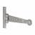 Door Tee Hinge - 152 x 102mm - Pewter - Pair