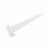 Strong Heavy Duty Gate/Door Tee Hinge - 400 x 27mm - White - Pair