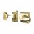BS 3621:2007 Nightlatch - 40mm Backset - Polished Brass Case/Cylinder