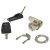 Cam Lock - 19 x 30mm - Keyed Alike - Differ 1 - Nickel Plated