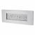 Embossed Letter Plate - 254 x 101mm - Polished Chrome