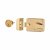Deadlocking Nightlatch - 60mm Backset - Polished Brass Case/Cylinder