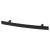 14mm Curved T-Bar Cabinet Pull Handle - 76mm Centres - Matt Black